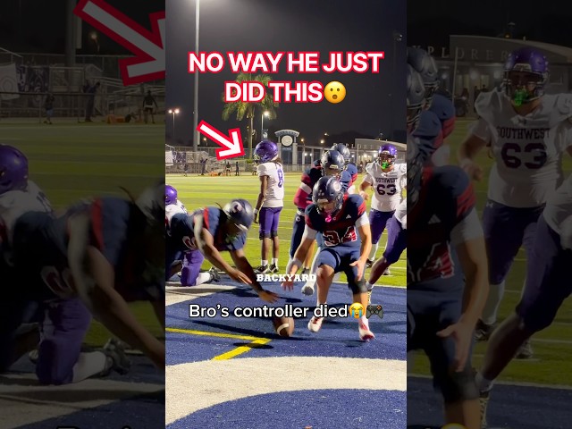 The craziest play of the year😭🙏 #qb #footballshorts #footballplayer #footballskills #memes #meme
