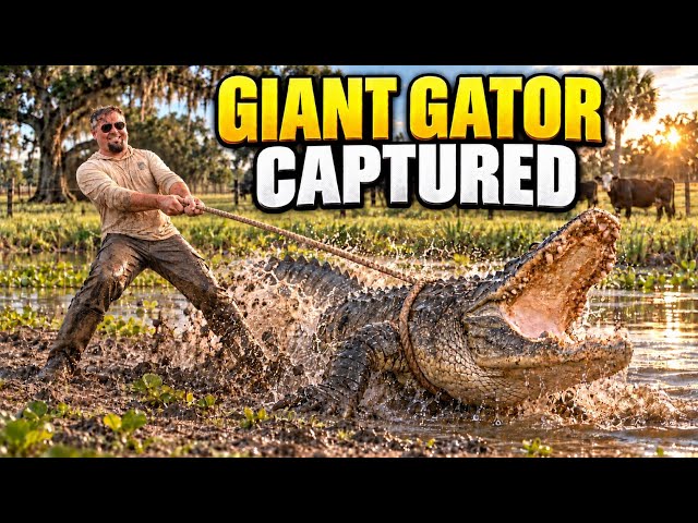 3 MASSIVE GATORS Were Terrorizing This Florida Cattle Ranch (We Removed Them)
