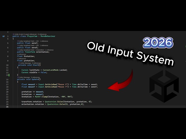 How to bring back the old input system in unity