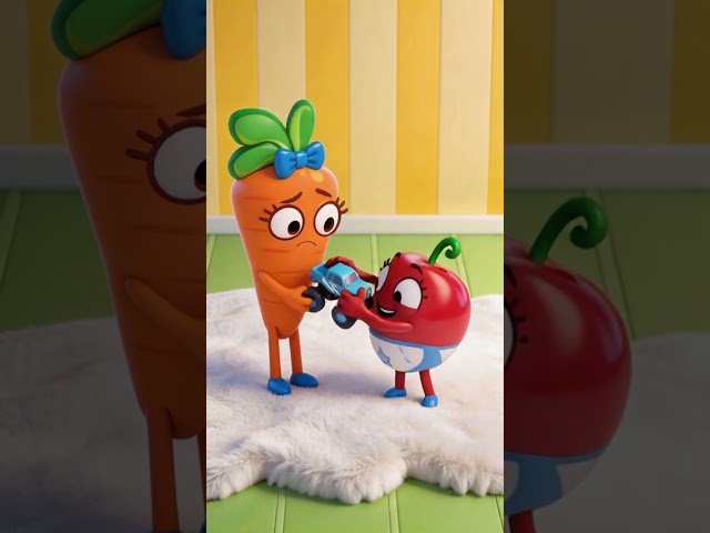 I want it! It's mine! No no, baby, Sharing is caring