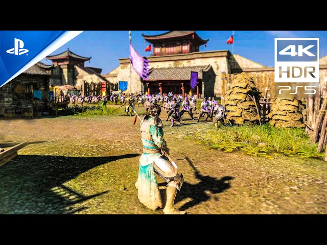PS5 Gameplay ❯ Dynasty Warriors 9 EMPIRES Gameplay - Officer Zhao Yun ❯ 4K 60fps HDR