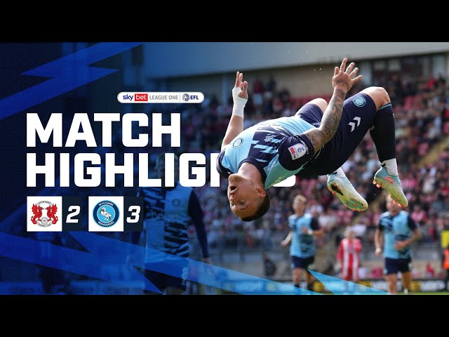 Match Highlights | Leyton Orient 2 - 3 Wycombe Wanderers 
