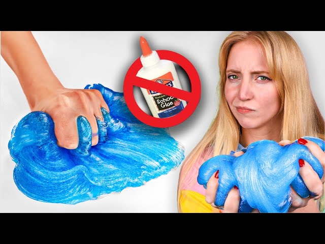 Trying NO GLUE Slime Recipes!