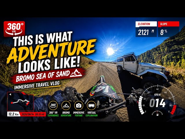 [33] 360° VR Bromo Journey 2026 | This Is What Adventure Looks Like 🌋🏍️ | Bromo Sea of Sand