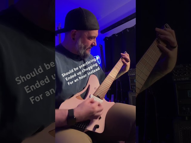 Chugging instead of practicing on a 7 string