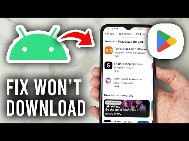 How To Fix Android Not Downloading & Installing Apps - Tutorial
