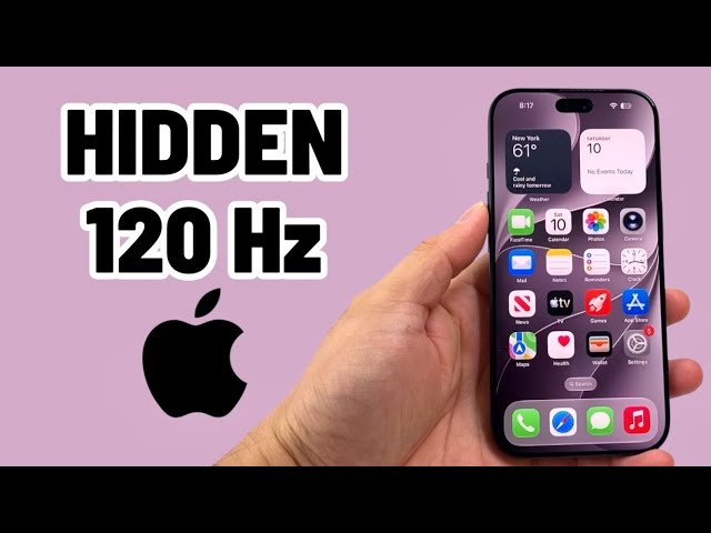 How To Enable HIDDEN 120 Hz Refresh Rate On iPhone