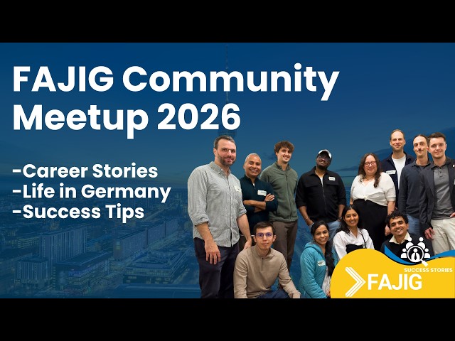 FAJIG Meetup 2026: Tips from People Who Made It
