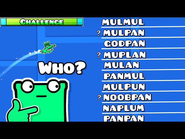 Who am I? | "Mulpan Challenge #57" | Geometry dash 2.2