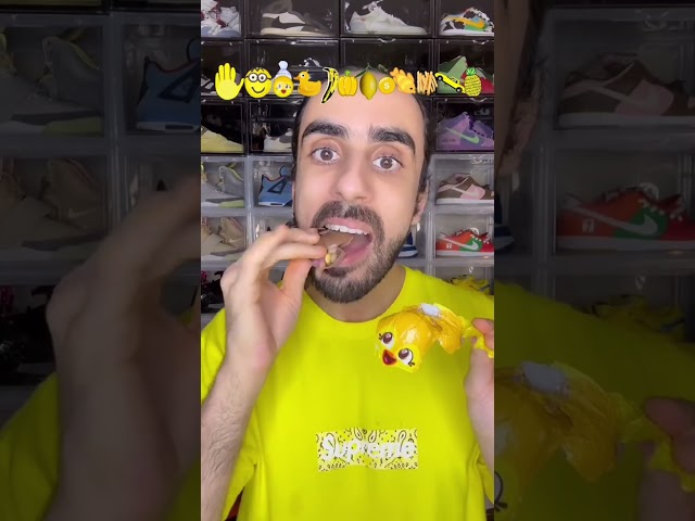 Food ASMR Eating all Yellow Snacks! #asmr #food #mukbang #eatingsounds #eating