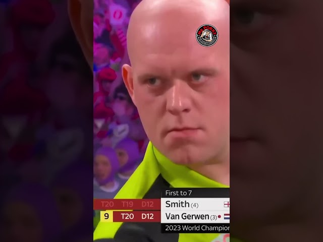 ANY EXCUSE to bring up this classic moment from the 2023 World Darts Championship final 🤩