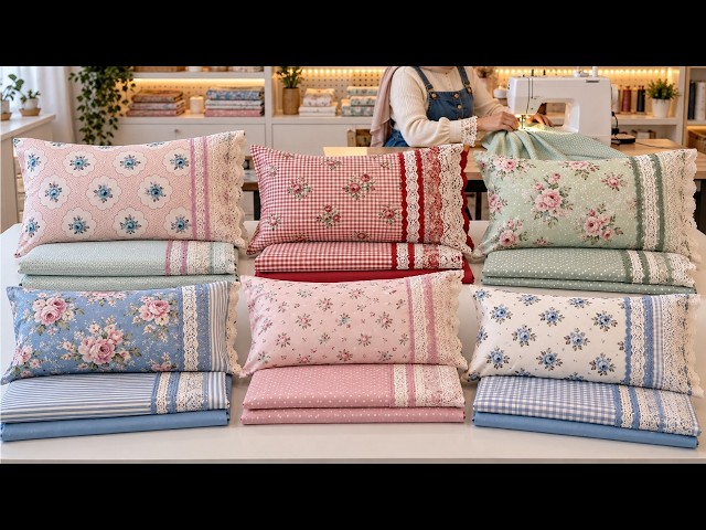 TURN FABRIC INTO PROFIT! Easy Bed Sheet And Pillowcase Sewing Tutorial