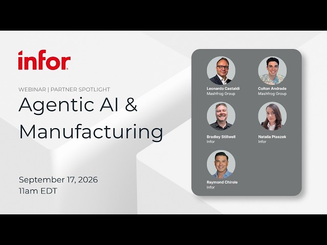 Partner Spotlight: Mashfrog | Agentic AI for Manufacturing