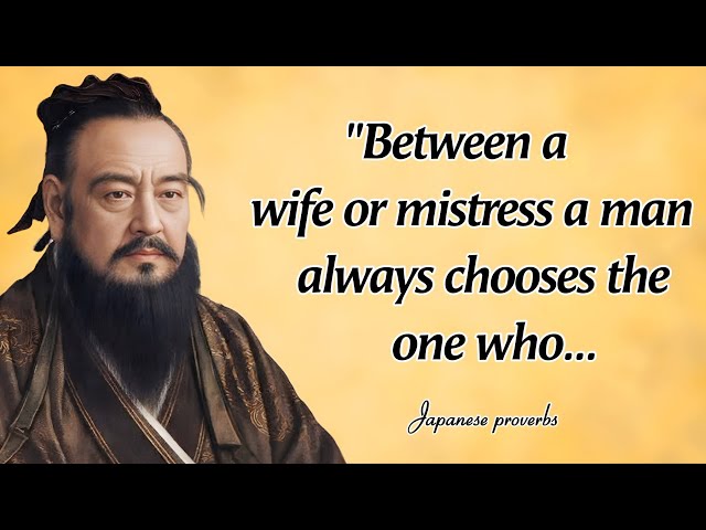 These Japanese Proverbs Are Life changing | A man  Always chooses a woman who