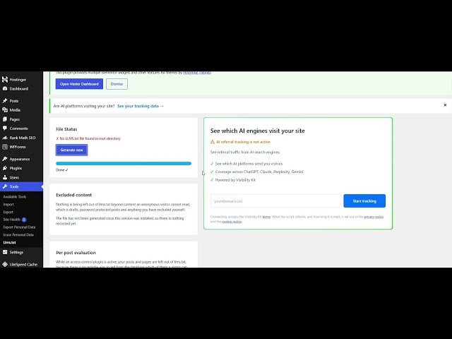 How to LLMs.txt file to Wordpress for AI Crawling?
