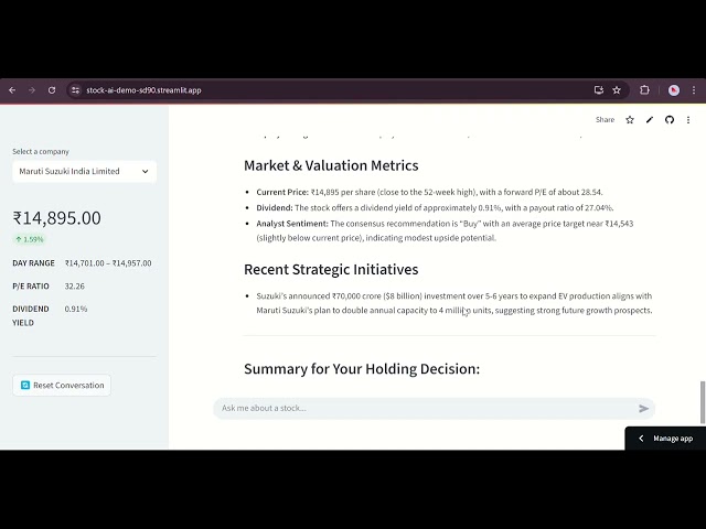 Team 3 - StockSenseAI