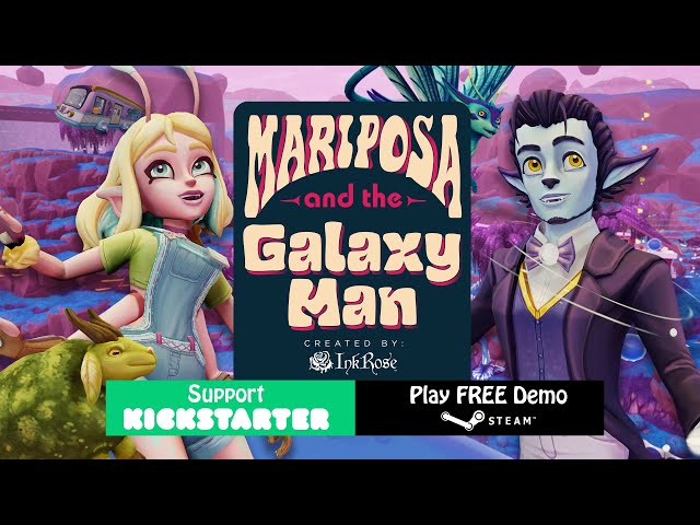“Mariposa and the Galaxy Man” Indie, Story-Rich 3D Platformer DEMO TRAILER