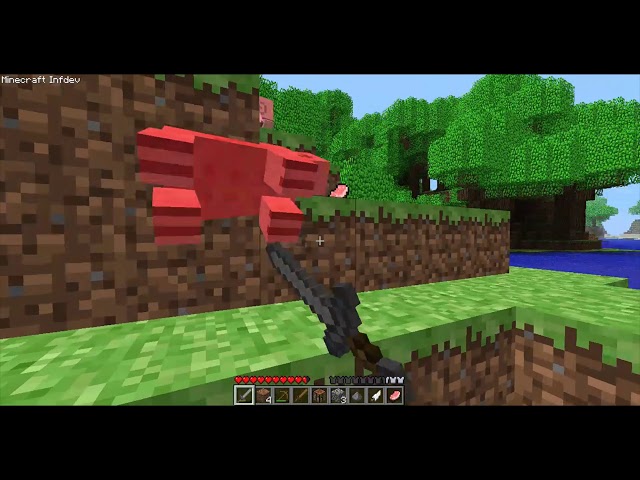 Minecraft Infdev Gameplay (inf 20100415)
