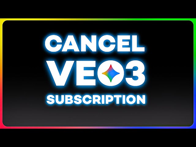 How To Cancel Gemini Veo 3 Subscription EASILY!