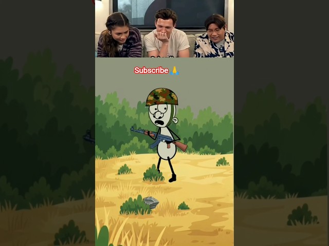 jungle duty.👀💥 #cartoon #shrots  #funnyshorts #trend #comedy #memes