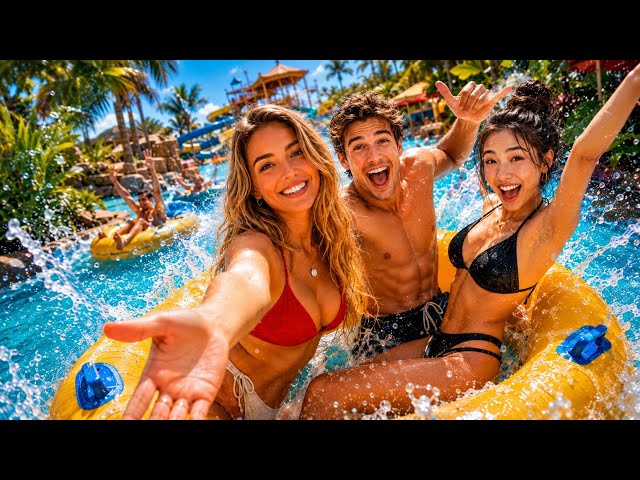 Girls Take Over the Lazy River! [8K VR180]