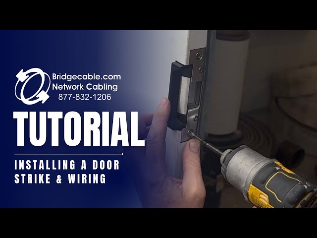 From Frame to Function: Strike Plate, Door Contact & Wiring Install Simplified | Door Access Control