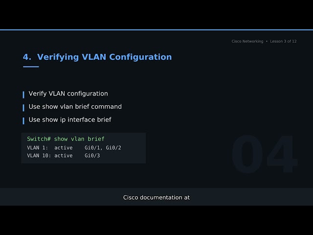 Cisco Networking  |  03. VLANs and Access