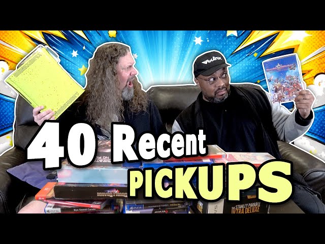 ** WE’RE BACK! ** Recent GAME PICKUPS: 40 Games! (PS5, PS4, Switch, Xbox, Atari & More!)
