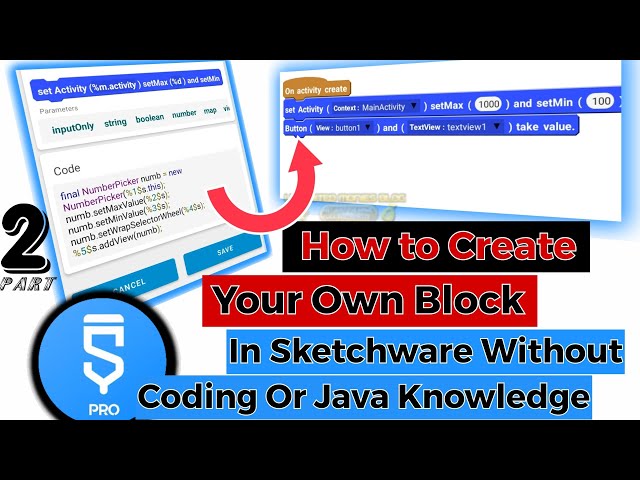 How to Create Custom Blocks in Sketchware (for Beginners!)