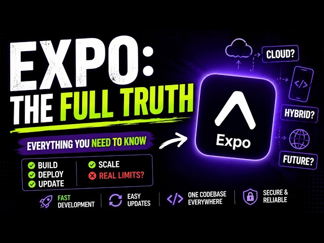Expo Explained: Why Use It, When to Avoid It, How to Build Android & iOS Apps #devinterviewseries