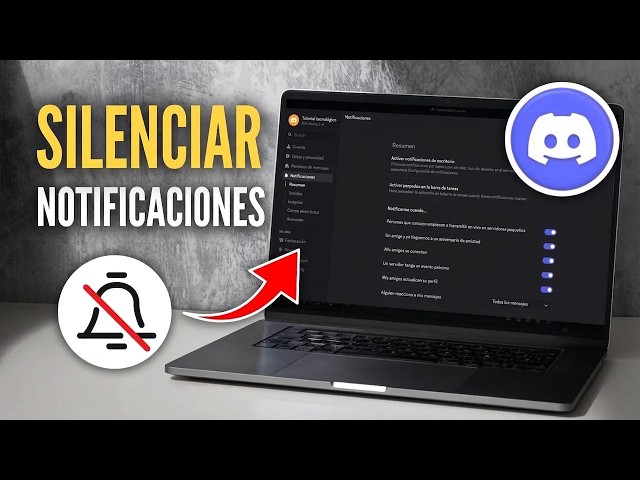 ¿Cómo silenciar las notificaciones de Discord en tu laptop?