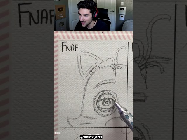 Drawing Hello Kitty in FNAF Style! 😮 @Mia 🐈‍⬛