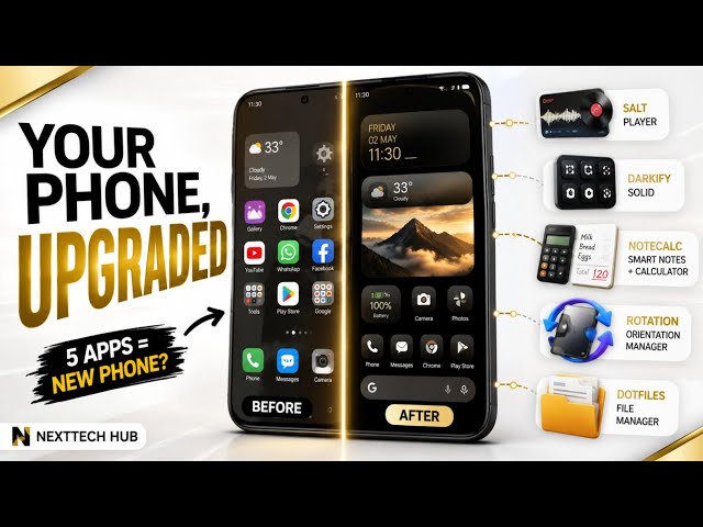 5 Android Apps That Make Your Phone Feel Brand New 🤯