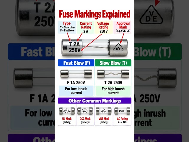 Electrical Fuse Markings