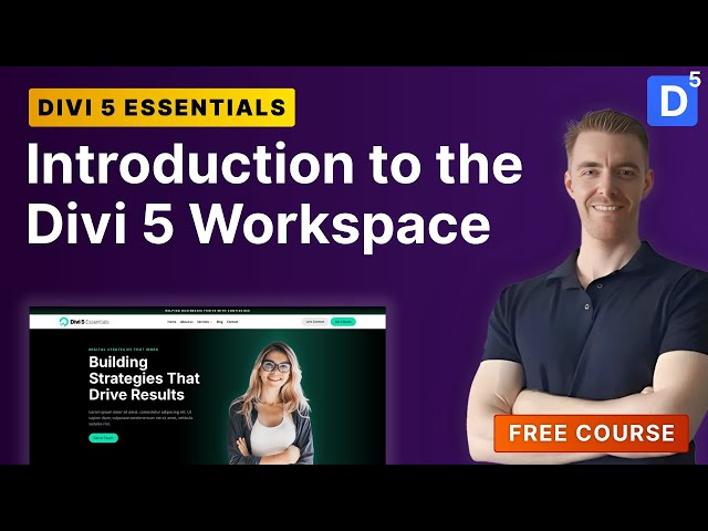 Divi 5 Interface Overview | Exploring the New Workspace