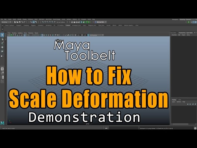 The Maya Toolbelt - How to Fix Scale Deformations