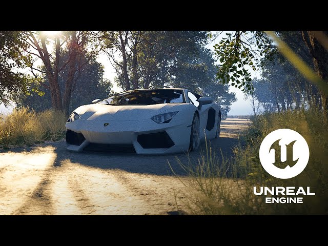 Cinematic Car Environment Design Unreal Engine 5!