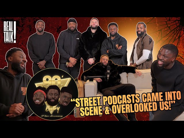 90s Baby Show Get Real on UK Podcast controversy, Mobo Award & God!