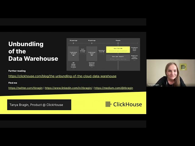 One Size Can't Fit All - The Case for a Real-Time Data Warehouse