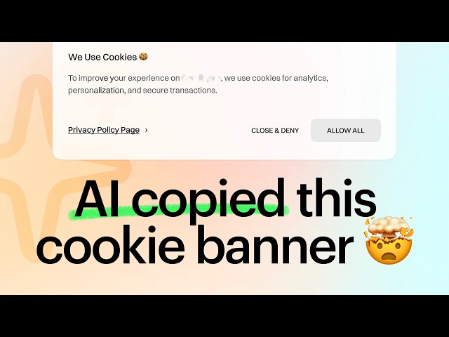 Build a cookie banner using AI with Webflow MCP