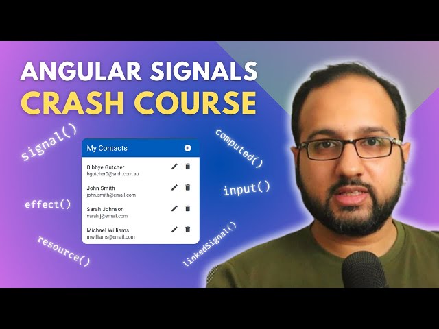 Angular Signals Crash Course | Build Full CRUD app (2025)