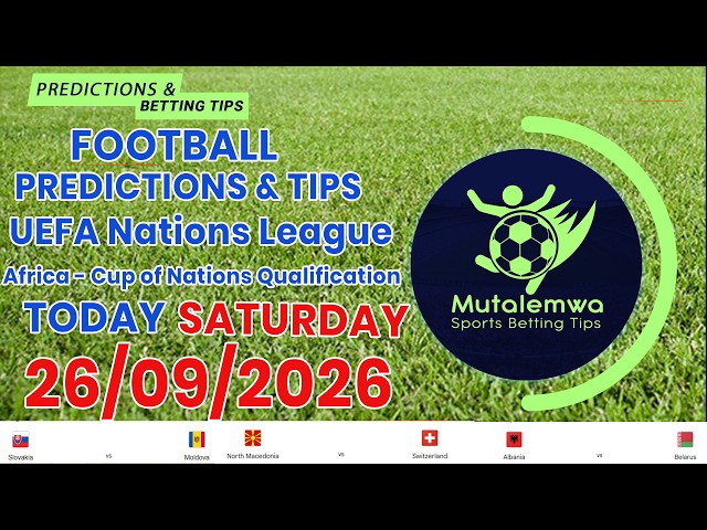 FOOTBALL PREDICTIONS TODAY 26/09/2026 SOCCER PREDICTIONS |BETTING TIPS, #betting@sports betting tips