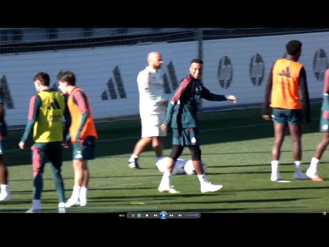 Under Fire Mbappe Relaxed in Real Training