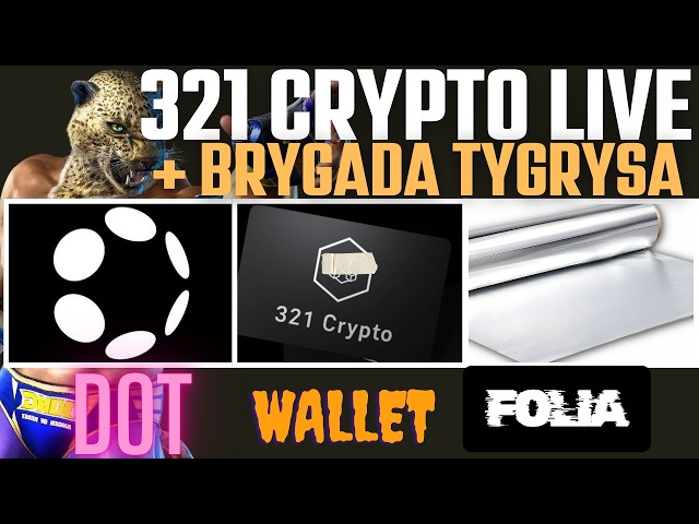 321 CRYPTO LIVE. Dwa Tematy (DEFI COIN, WALLET HACK) + FOLIA.