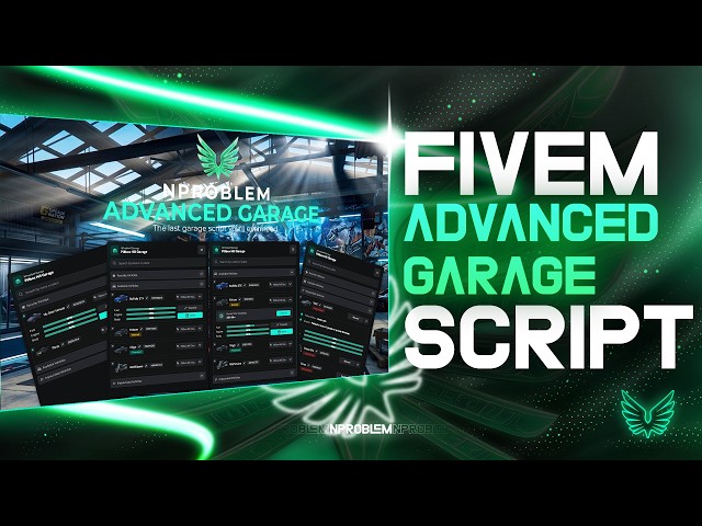 The MOST ADVANCED FiveM Garage Script! (QBCore / QBX / ESX) - NProbleM Advanced Garage