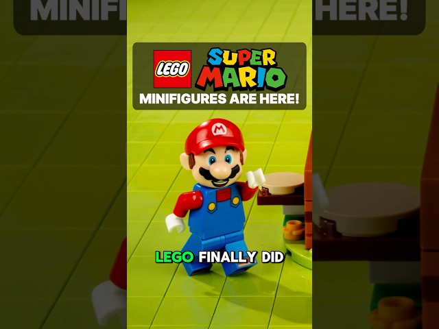LEGO Super Mario MINIFIGURES Are FINALLY Here! 🍄 #lego #supermario #legonews