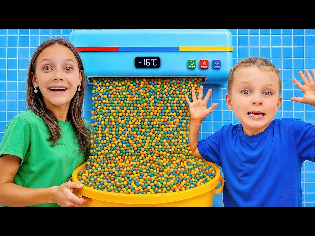 The Broken AC Made Candy, Slime and Foam! 🍭🫧 Funny Story for Kids