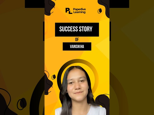 Data Science Placement Success | Vansikha's Journey with Paperlive Learning