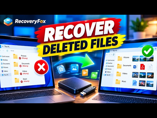 How to Recover Deleted & Lost Files with RecoveryFox AI | Full Tutorial