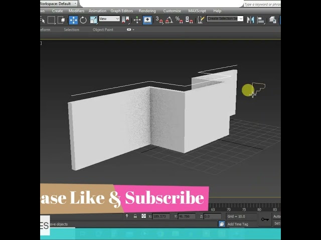Cornice moulding design #3dsmax #shorts